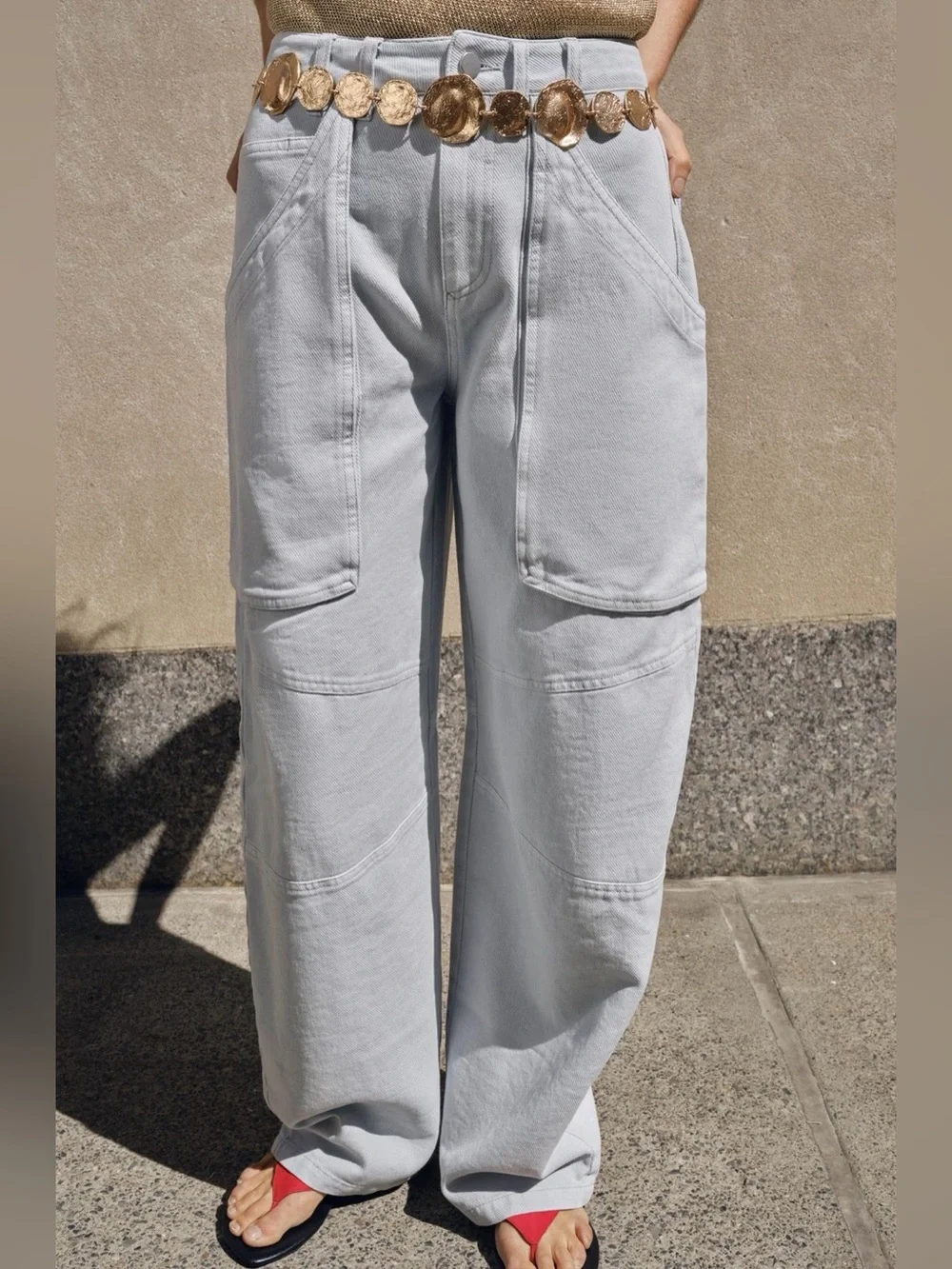 Zara ZW Collection Cargio Pants